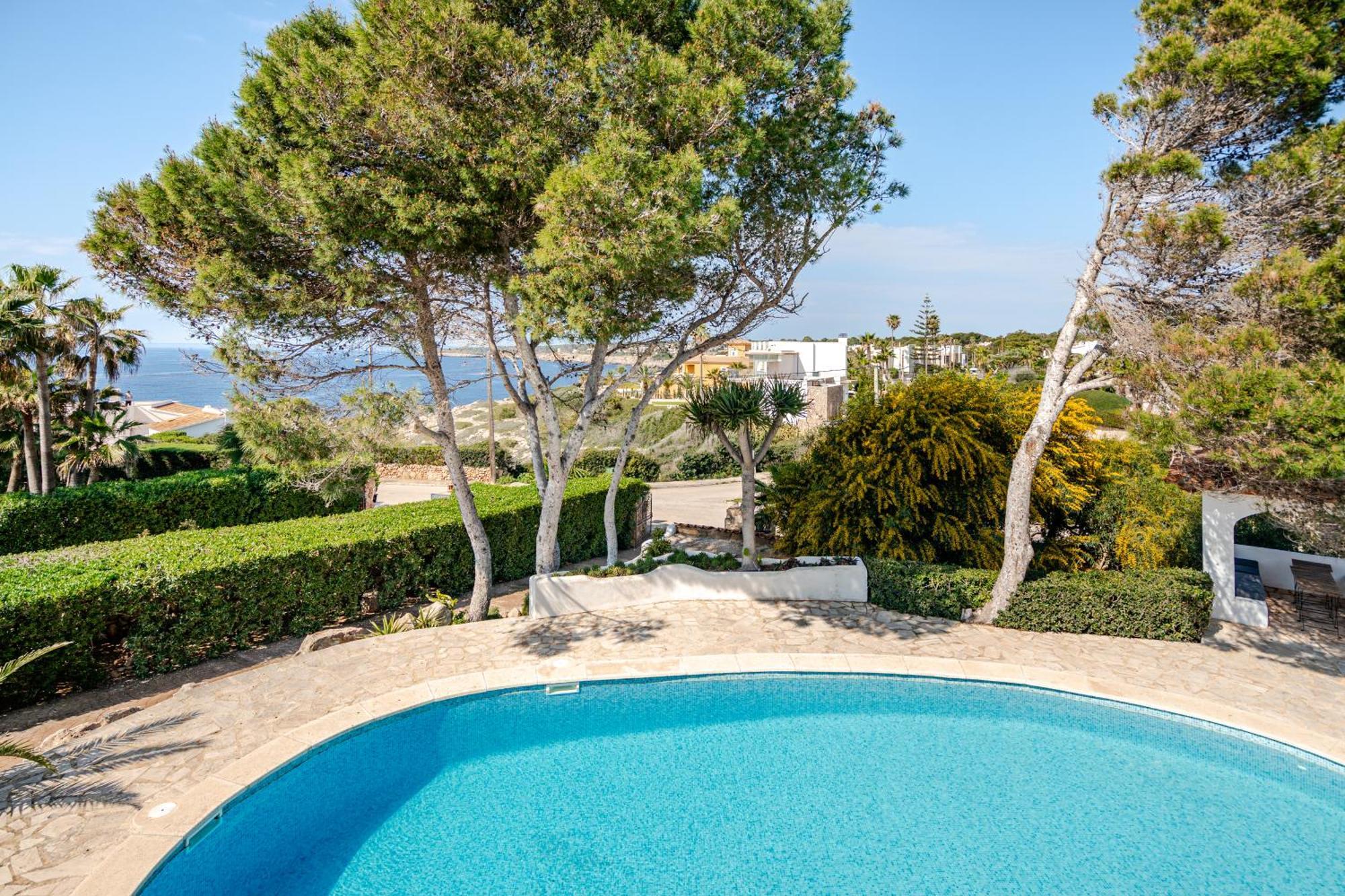 Gigantische Villa Mit Meerblick, Panoramablick & Pool-Oase Cala Pi  Kültér fotó