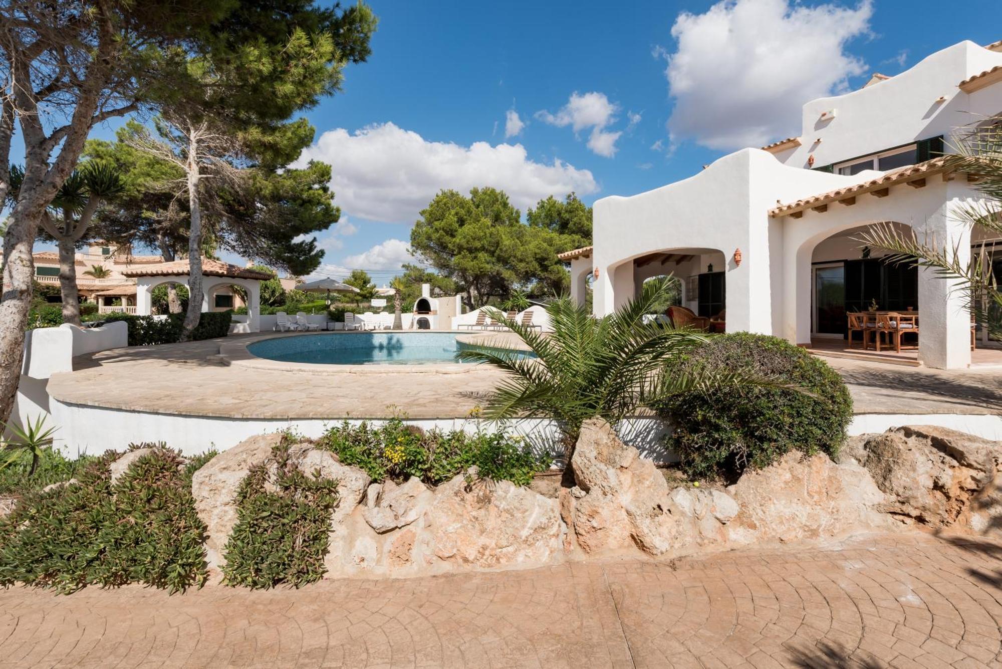 Gigantische Villa Mit Meerblick, Panoramablick & Pool-Oase Cala Pi  Kültér fotó